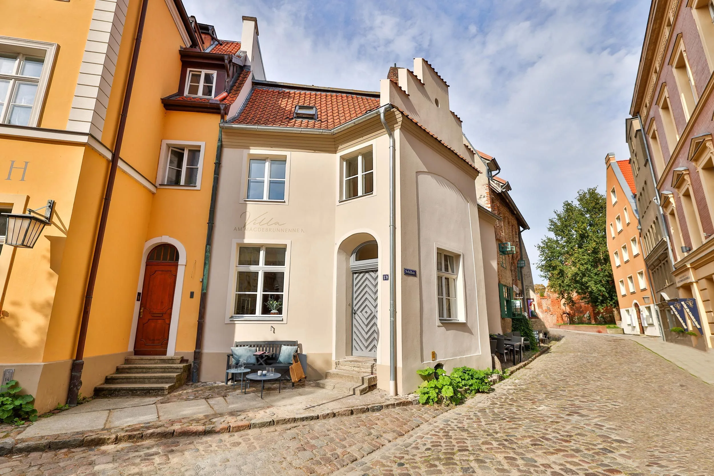Villa am Mägdebrunnen Stralsund – Außenansicht